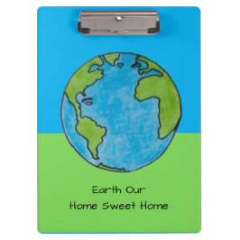 Carpeta De Pinza Tierra Nuestro Hogar Dulce Hogar