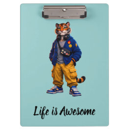Carpeta De Pinza Tigre Genial en Arte de Ropa Urbana - Tigre de Est