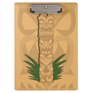 Carpeta De Pinza Tiki Totem Dinosaur