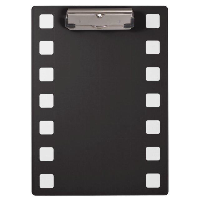 Carpeta De Pinza Tira de película de 35 mm Blanco y negro (Anverso)