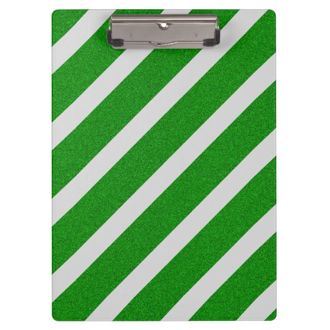 Carpeta De Pinza Tira Verde Brillante (Anverso)