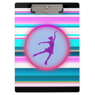 Carpeta De Pinza Tiras de patinaje artístico de chicas