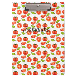 Carpeta De Pinza Tomates Y Leafas De Oregano
