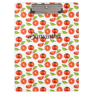 Carpeta De Pinza Tomates Y Leafas De Oregano