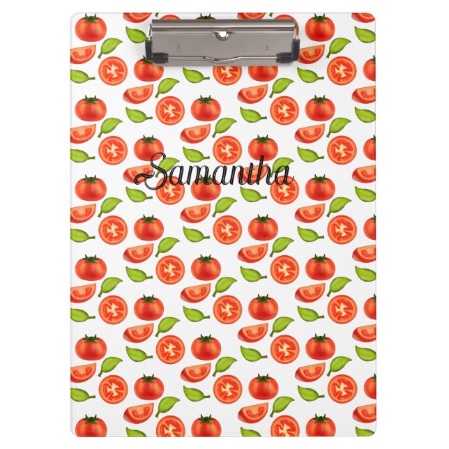 Carpeta De Pinza Tomates Y Leafas De Oregano (Anverso)