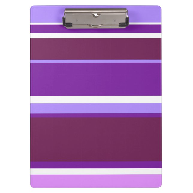 Carpeta De Pinza Tonos de rayas violetas (Anverso)