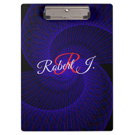 Carpeta De Pinza Top Down Dual Funnel Geometric Clipboard