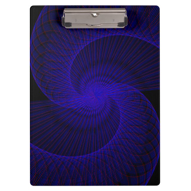 Carpeta De Pinza Top Down Dual Funnel Geometric Clipboard (Anverso)