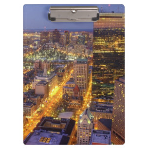 Carpeta De Pinza Torre céntrica de Boston y de Hancock