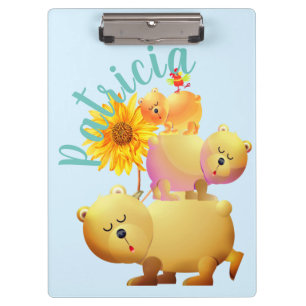 Carpeta De Pinza Torre de Osos, Rooster y Girasol