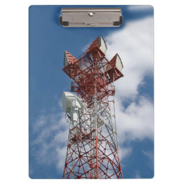 Carpeta De Pinza Torre de telecomunicaciones de microondas