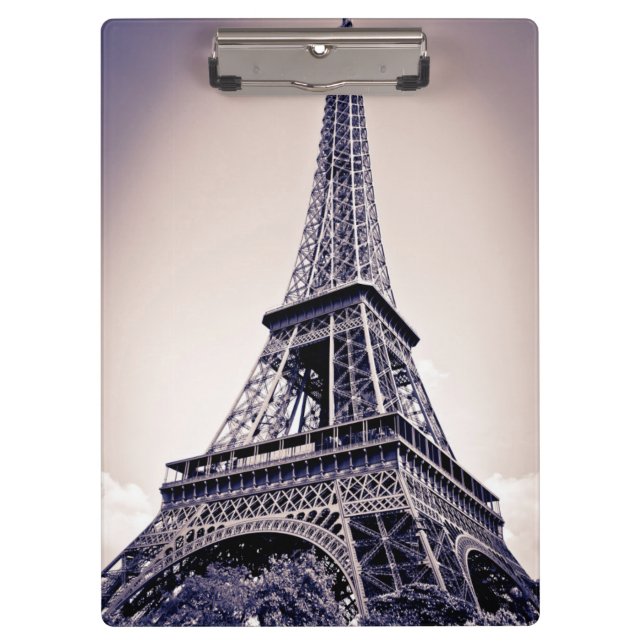 Carpeta De Pinza Torre Eiffel, París, Francia (Anverso)