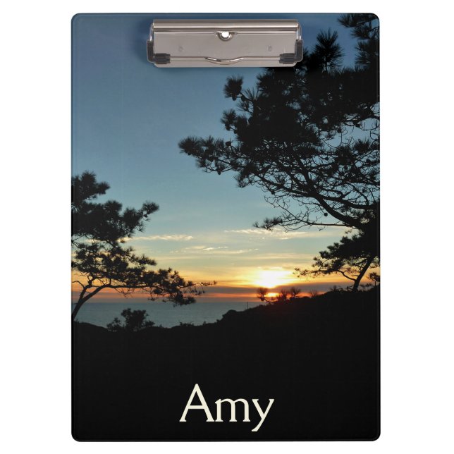 Carpeta De Pinza Torrey Pine Sunset III California (Anverso)
