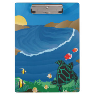 Carpeta De Pinza Tortuga de la bahía de Hawaii Hanauma