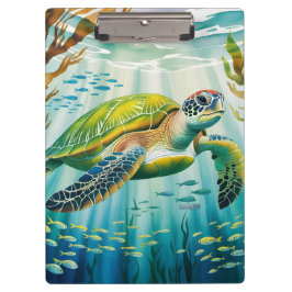 Carpeta De Pinza Tortuga Pintada