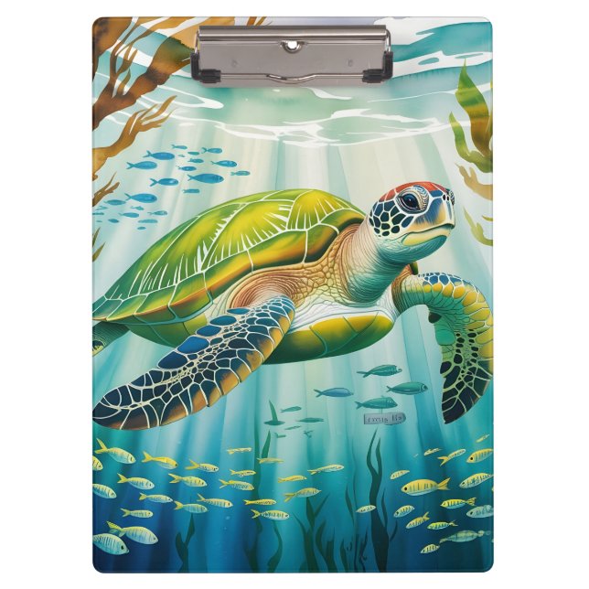 Carpeta De Pinza Tortuga Pintada (Anverso)