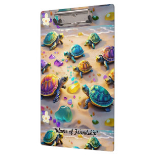 Carpeta De Pinza "Tortugas en la costa"