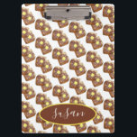 Carpeta De Pinza Tostada francesa con mantequilla Panadería Baker C<br><div class="desc">El diseño presenta un original ilustracion de marca de deliciosas tostadas de estilo "shallah" (también llamado "pan eggy") coronado con jarabe, azúcar de pastelería en polvo y una parte de mantequilla. ¡Una comida de desayuno favorita! Sólo personaliza con tu nombre. Este diseño gourmet de tostadas francés también está disponible en...</div>