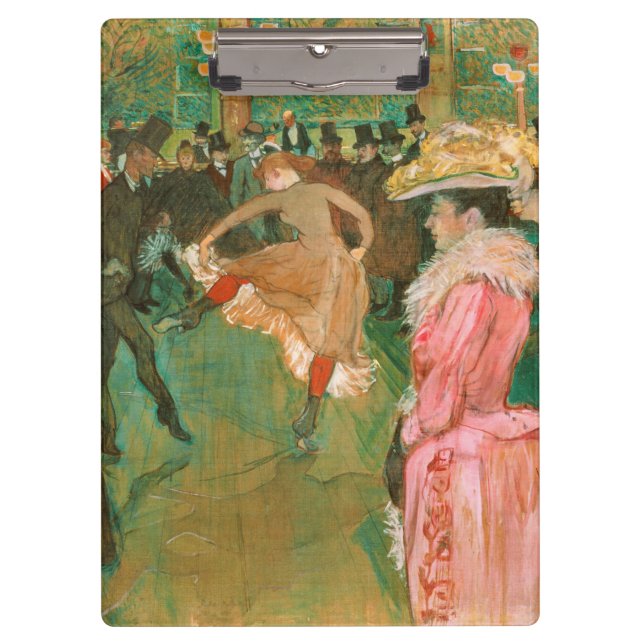 Carpeta De Pinza Toulouse-Lautrec - En el Rouge, la danza (Anverso)