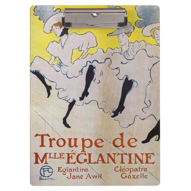 Carpeta De Pinza Toulouse-Lautrec - Troupe de Mlle Eglantine (Anverso)