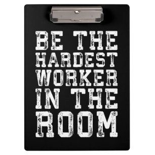 Carpeta De Pinza Trabajador Más Difícil En La Habitación - Inspirad