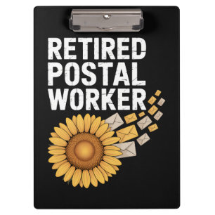Carpeta De Pinza Trabajador postal jubilado