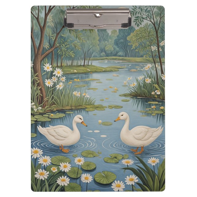 Carpeta De Pinza Tranquilidad en el pontón (Anverso)