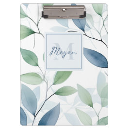 Carpeta De Pinza Tranquilidad Oasis Watercolor Sale Monograma y Nom