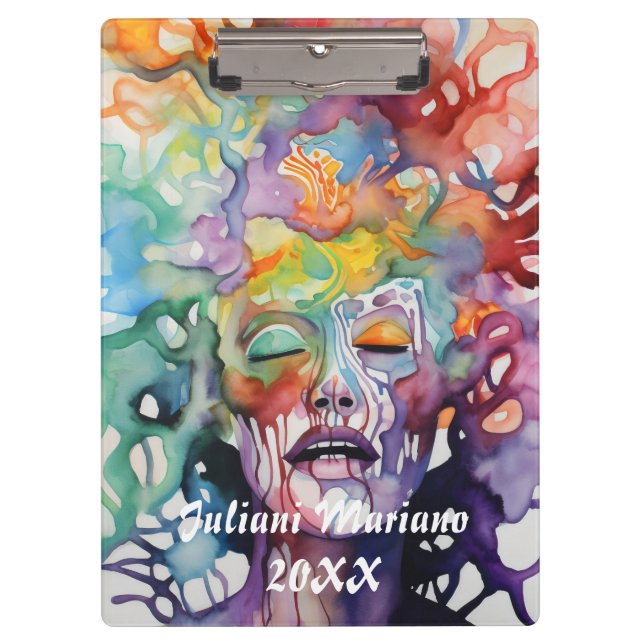 Carpeta De Pinza Transformación Nombre personalizado (Anverso)