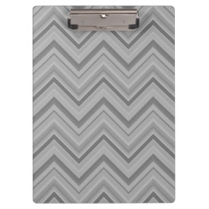 Carpeta De Pinza Trazos grises zigzag