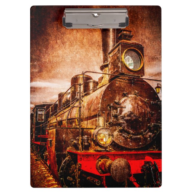 Carpeta De Pinza Tren de vapor de época (Anverso)
