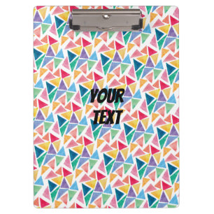 Carpeta De Pinza Triángulo colorido moderno