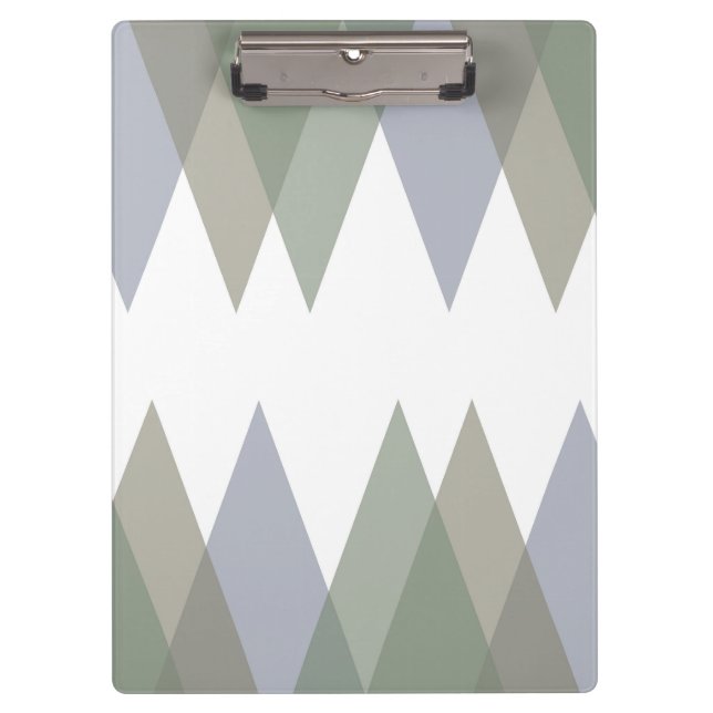 Carpeta De Pinza Triángulos de Khaki (Anverso)