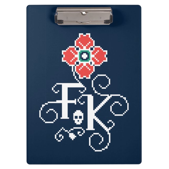 Carpeta De Pinza Tributo floral de Frida Kahlo el | (Anverso)