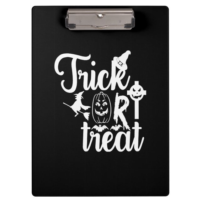 Carpeta De Pinza Trick or treat (Anverso)