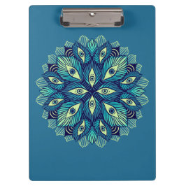 Carpeta De Pinza Trippy Psicodélico Ojos Floral Surreal Arte