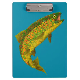 Carpeta De Pinza Trucha arco iris de hoja de lápiz 3