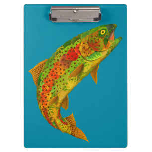 Carpeta De Pinza Trucha arco iris de hoja de lápiz 5