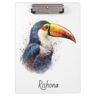Carpeta De Pinza Tucán Esplendor Tropical personalizado