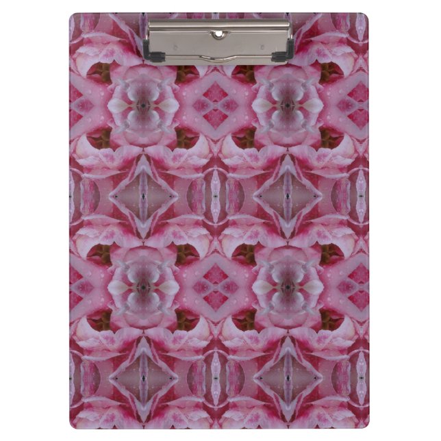 Carpeta De Pinza Tulip Ikat también rosado (Anverso)