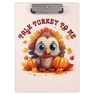 Carpeta De Pinza Turquía y oliage otoñal