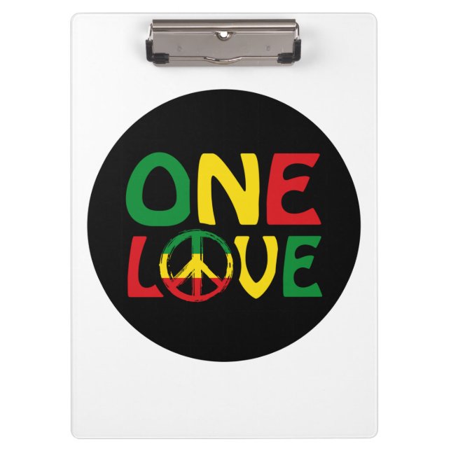 Carpeta De Pinza Un amor, diseño de reggae (Anverso)