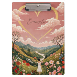 Carpeta De Pinza Un Chica con una mirada sentida y personalizada