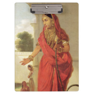 Carpeta De Pinza Un chica de baile indio con una cachimba, 1772