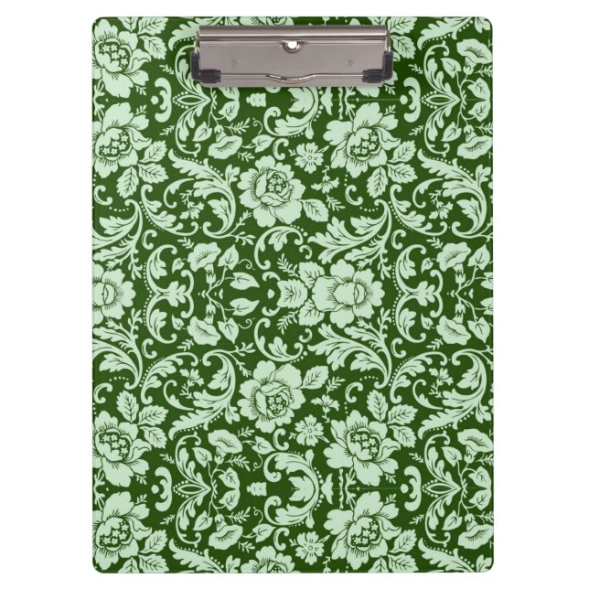 Carpeta De Pinza Un damasco floral antiguo (Anverso)