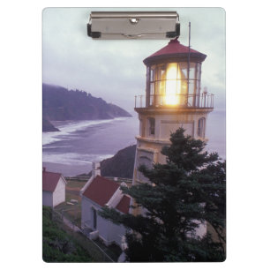 Carpeta De Pinza Un día brumoso en la costa de Oregón en Heceta