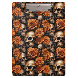 Carpeta De Pinza Un diseño de la serie A Skull and Roses 9