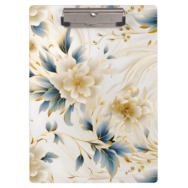 Carpeta De Pinza Un diseño de serie floral Boda 1 (Anverso)