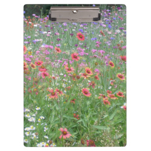 Carpeta De Pinza Un jardín de flores silvestres planificador