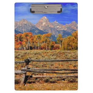 Carpeta De Pinza Un momento en Wyoming en otoño